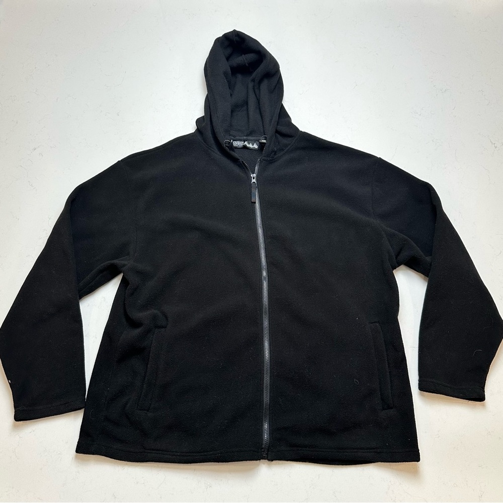 WFS Element Gear Black Hooded Fleece Jacket